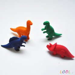 Gumki do ścierania w kształcie dinozaurów - 4szt